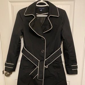Tommy Hilfiger Black Trench Coat